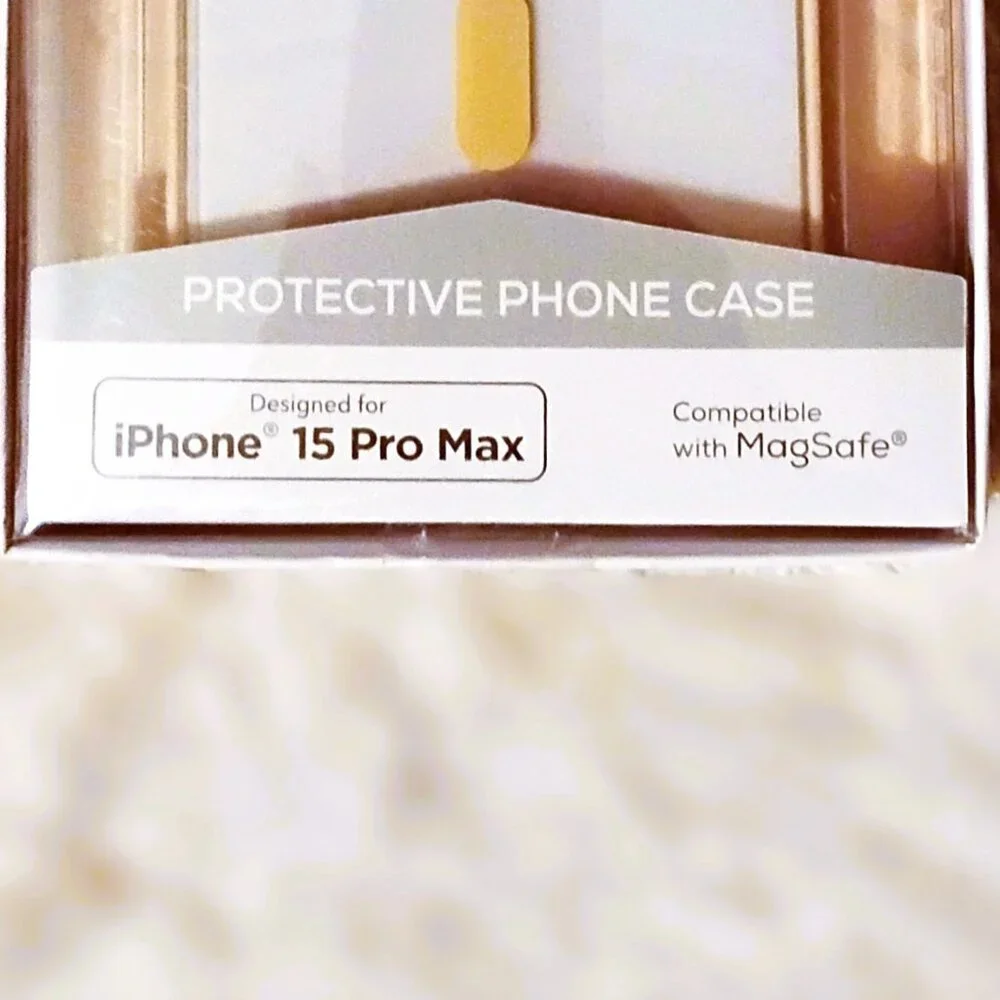 West & Arrow White/Tan iPhone 15 Pro Max Protective Phone Case